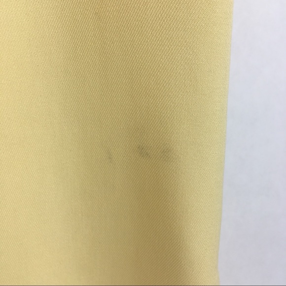 Nat Nast Silk Casual Button Shirt Yellow Large - Picture 4 of 5